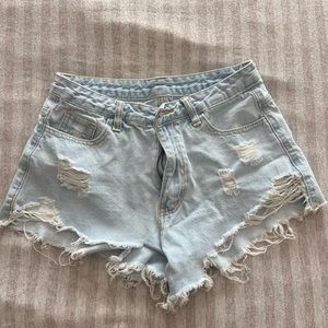 Jean shorts